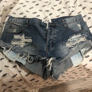 Oneteaspoon denim shorts